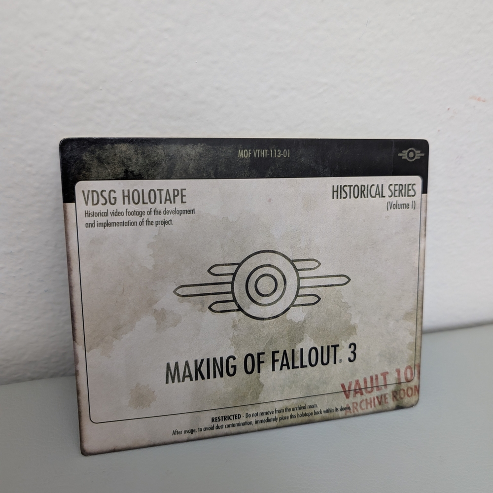 VDSG Holotape - Making of Fallout 3 Vault Tec Collectors DVD